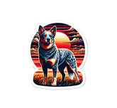 cattle dog car sticker australian decal kelpie